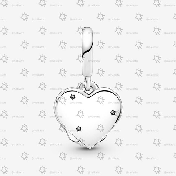 Pandora Cats & Hearts Dangle Charm - Picture 3 of 6